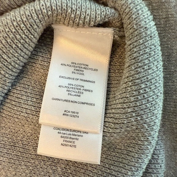 Lole Gray lightweight Sweater with Black Accents. Size L - Picture 4 of 7